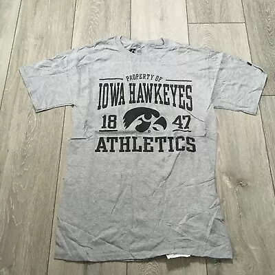 Buy Russell Athletic Grey Shirt Small Iowa Hawkeyes American Graphic Print  • 9£