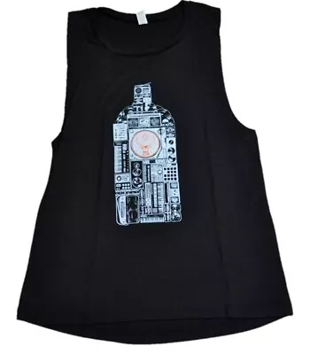 Buy Jägermeister Women's T-Shirt Muscle Shirt Tank Top Size S Black Music Label • 11.18£