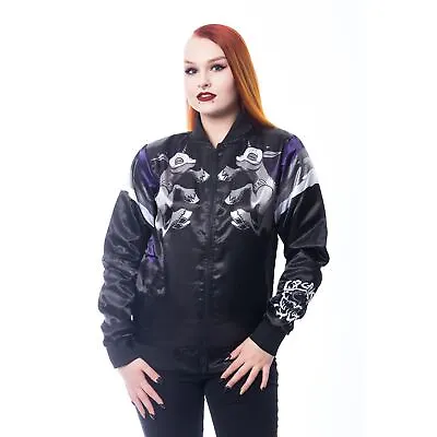Buy Cupcake Cult Unicorn Night Jacket Black Ladies Goth Emo Punk Gothic Alternative • 51.95£