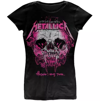 Buy Metallica Ladies T-shirt Wherever I May Roam, Brand New, Official Merch • 18.50£