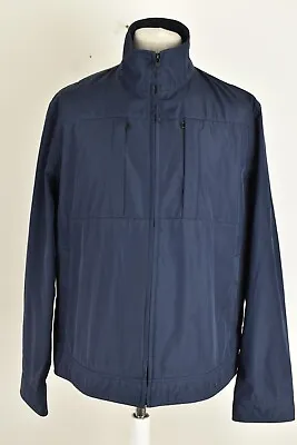 Buy MARKS AND SPENCER Blue Windcheater Jacket Size L Mens Full Zip Outdoors • 17.96£