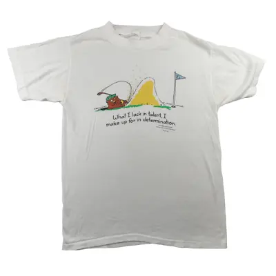 Buy Vintage 90s Hallmark Shoebox Greetings Golf Single Stitch Graphic T Shirt M • 16.19£