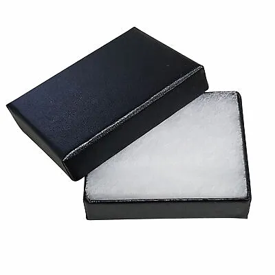 Buy Black Jewellery  Box - Replacement Hard Cardboard With Cotton And White Inner • 3.99£