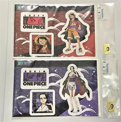 Buy One Piece Cloth Sticker Set Of 2 Luffy Robin • 35.05£