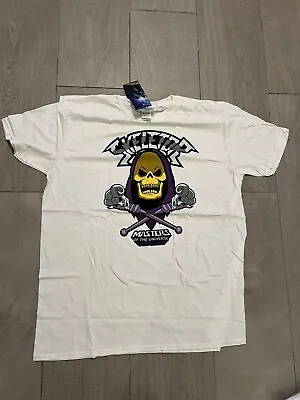 Buy Official Masters Of The Universe White Skeletor T Shirt Size XXL BNWT • 7.99£