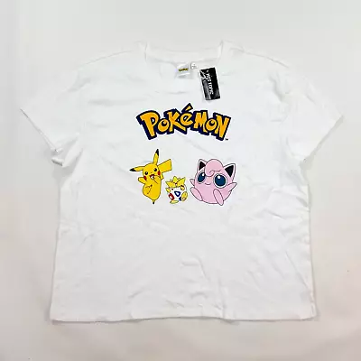 Buy Pokemon Pikachu Jigglypuff Size 4X Cartoon Anime Short Sleeve Retro T Shirt Top • 16.40£