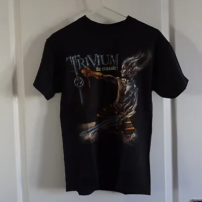 Buy New TRIVIUM (2006) “The Crusade” Graphic Heavy Metal Band T-Shirt Medium • 19.99£