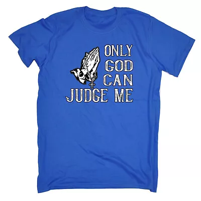 Buy Only God Can Judge Me Jesus Christian - Mens Funny T-Shirt Tshirts Tee T Shirt • 14.95£
