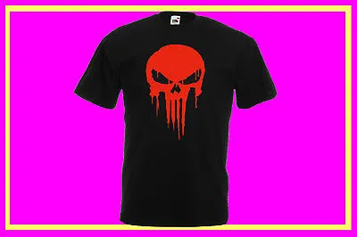 Buy Men's Punisher Skull Fun Cult Skull Film Shirt Men Hot • 11.68£