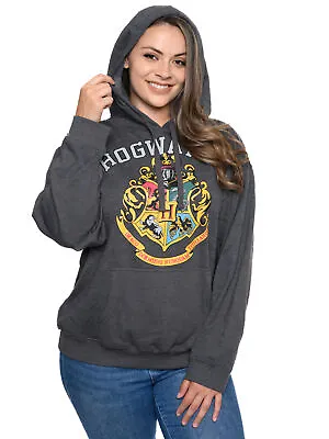 Buy Womens Plus Size Harry Potter Hoodie Sweatshirt Hogwarts Crest Wizards • 43.38£