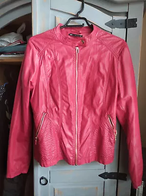Buy Red Faux Leather Jacket • 17.99£