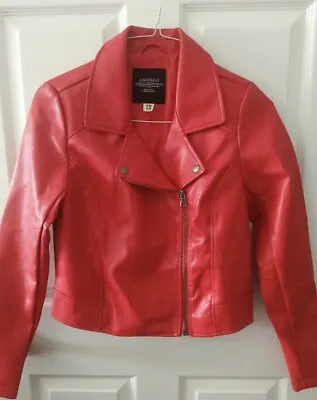 Buy Women's Riverdale Cheryl Southside Serpent Red Faux Leather Jacket Sz. S/M • 4.59£