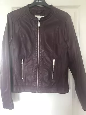 Buy Faux Leather Biker Jacket 12 • 0.99£