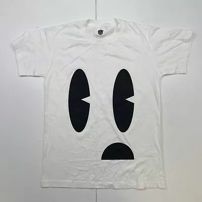 Buy Long Clothing T-Shirt Small Short Sleeve Round Neck Sad Face Alternative • 5.83£