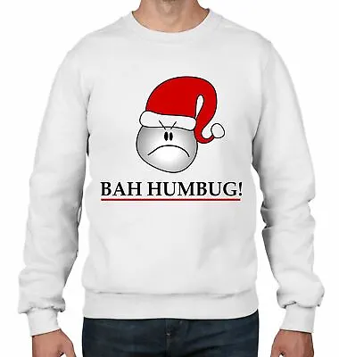 Buy Bah Humbug Funny Christmas Men's Sweatshirt - Gift Present Xmas Jumper • 23.95£