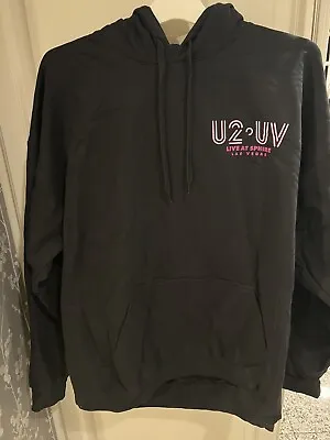 Buy U2-UV Black Pullover Hoodie- U2UV Logo In Front Official Concert Merch XL • 180.02£