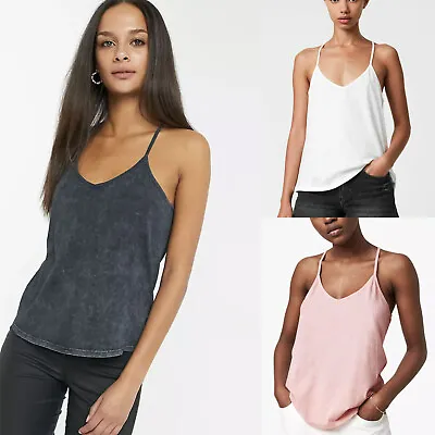 Buy All Saints Womens Balia Designer Sleeveless Scoop Neck Vest Tank T-Shirt Tee Top • 14.99£
