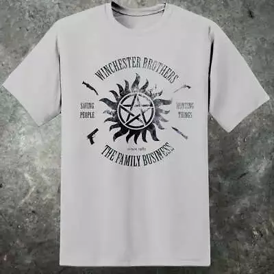 Buy Supernatural Winchester Brothers Mens T Shirt Wayward Son Saving People Hunters • 19.99£