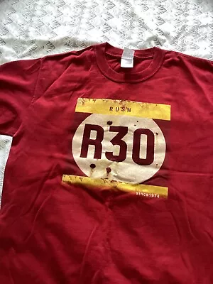 Buy Rush R 30 Tour T Shirt Red Size Large • 50£