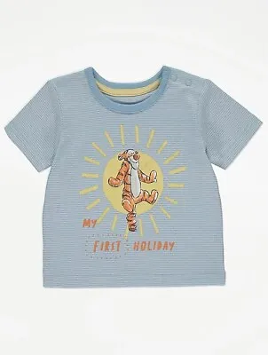 Buy Disney Tigger 1st Holiday T-Shirt For Baby Boy.  Various Ages.  NEW • 4.99£
