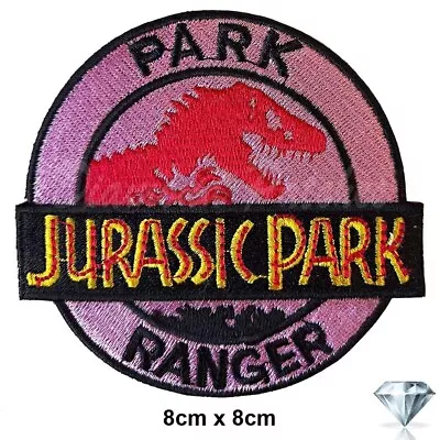 Buy Jurassic Park Ranger Comic Movie Embroidery Patch Iron Sew On Badge Fashion • 2.49£