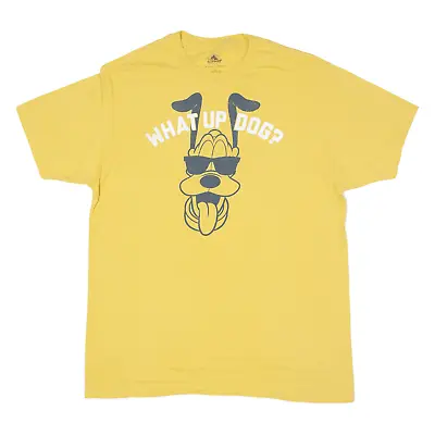 Buy DISNEY Pluto Mens T-Shirt Yellow L • 9.99£