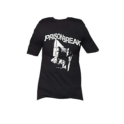 Buy Licensed Ladies Womens Prison Break Black T-Shirt Size S M L XL • 4.99£