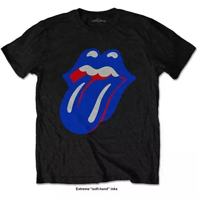 Buy Rolling Stones Tongue Black Large Mens T-Shirt Official NEW • 14.99£
