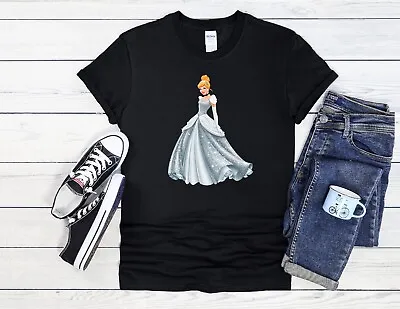 Buy Disney Cinderella Men Women Jute Bag Unisex Hoodie Baseball T Shirt Top 3656 • 9.99£