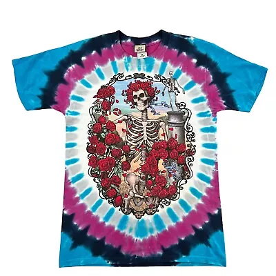 Buy Grateful Dead 30 Years 1965-1995 90 Tie Dye Liquid Blue T Shirt Reprint Y2k M • 25.75£