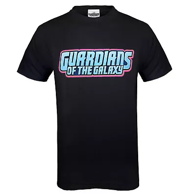 Buy Marvel Guardians Of The Galaxy Official Gift Mens T-Shirt Black Logo Small • 4.99£