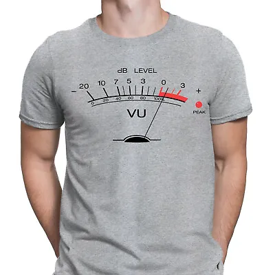 Buy Volume Vu Meter Audio Engineer Recording Music Vintage Mens T-Shirts Tee Top #D6 • 9.99£