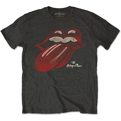 Buy The Rolling Stones Vintage Tongue Logo Official Merch T-Shirt - New • 20.88£