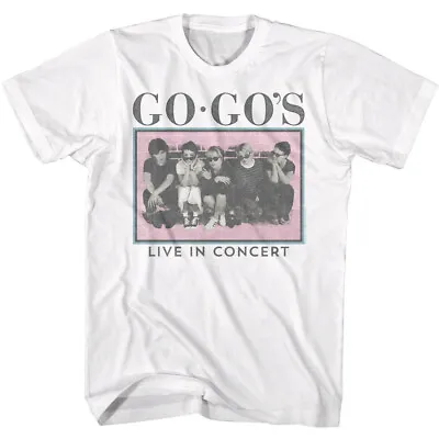 Buy The Go's Band Live In Concert Boxed Photo Men's T Shirt New Wave Music Merch • 39.89£