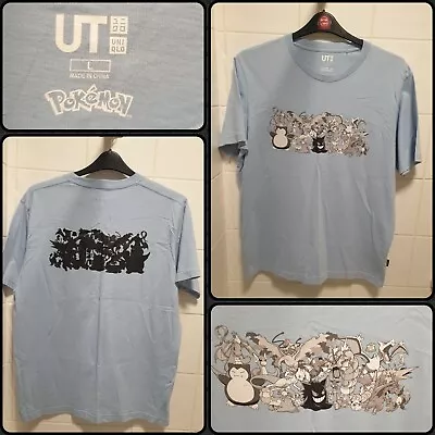 Buy Uniqlo UT X Pokémon UT Gengar Charizard Gen 1 Kanto 151 T-Shirt Sz L Blue Mens  • 39.99£