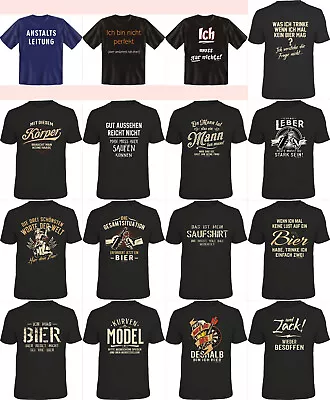 Buy Fathers Day Cadeaux For Men Birthday T-Shirt With Slogans Beer T-Shirt • 18.04£