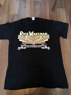 Buy Rick Wakeman T-shirt 40th Anniversary Tour Journey Centre Earth Large 2014 Band • 5£