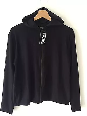 Buy Baziic HOT!MESS Jacket Hoody - Black - One Size RRP £60 New • 34.99£
