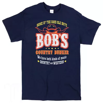 Buy Bob's Country Bunker T-shirt - Blues Brothers Inspired Retro Music 80s Film Tee • 13£