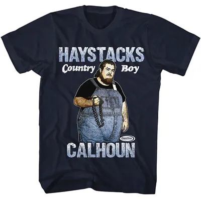 Buy Powertown Country Boy Haystacks Calhoun WWE Wrestling Champ Men's T Shirt • 40.39£