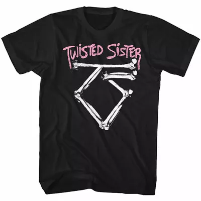 Buy Twisted Sister Bone Band Logo Men's T Shirt 70's Metal Band Music Merch • 47.95£
