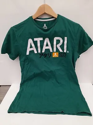 Buy Atari 1972 Top Tshirt Green Short Sleeves  Size Xsmall • 8£
