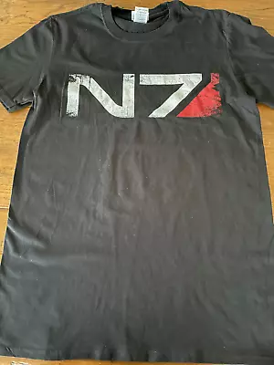 Buy Mass Effect N7 T-shirt (in Adult Medium). New But No Tag • 2£