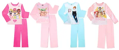 Buy Star Wars Yoda/ Frozen 2 / LOL / Princess Girls Flannel Pajamas 2PC Sleep Set • 6.69£