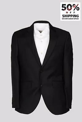 Buy RRP €350 HACKETT Wool Twill Blazer Jacket Size 36R / 46R / XS Black Fully Lined  • 34.99£
