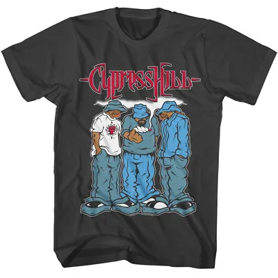 Buy Cypress Hill Blunt Cartoon Group Drawing Men's T Shirt Hip Hop Rap Music Merch • 40.37£