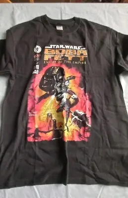 Buy Star Wars Boba Fett T-Shirt Black, Size Large • 8£