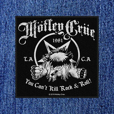 Buy Motley Crue - You Can't Kill Rock & Roll (new) Sew On Patch Official Band Merch • 4.75£