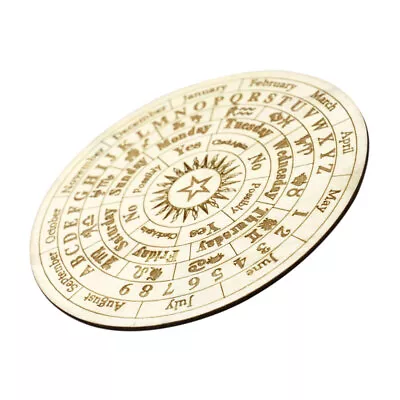 Buy  Universal Symbol Board Wiccan Altar Supply Pendulum Dowsing Wooden • 8.39£
