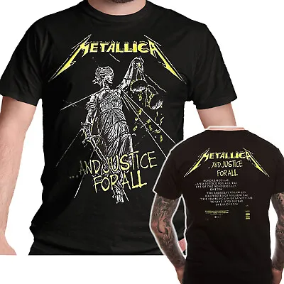 Buy Metallica And Justice For All Tracks T Shirt Official Metal Tee New  S - 2XL • 15.88£